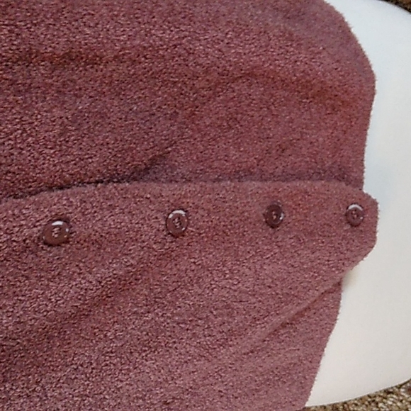 Love by Lottie Moss super soft mauve cardigan size small - Picture 3 of 4